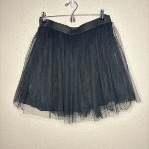 Spirit Adult Sz L Black Tutu Skirt, Cosplay Costume Spooky Haloween